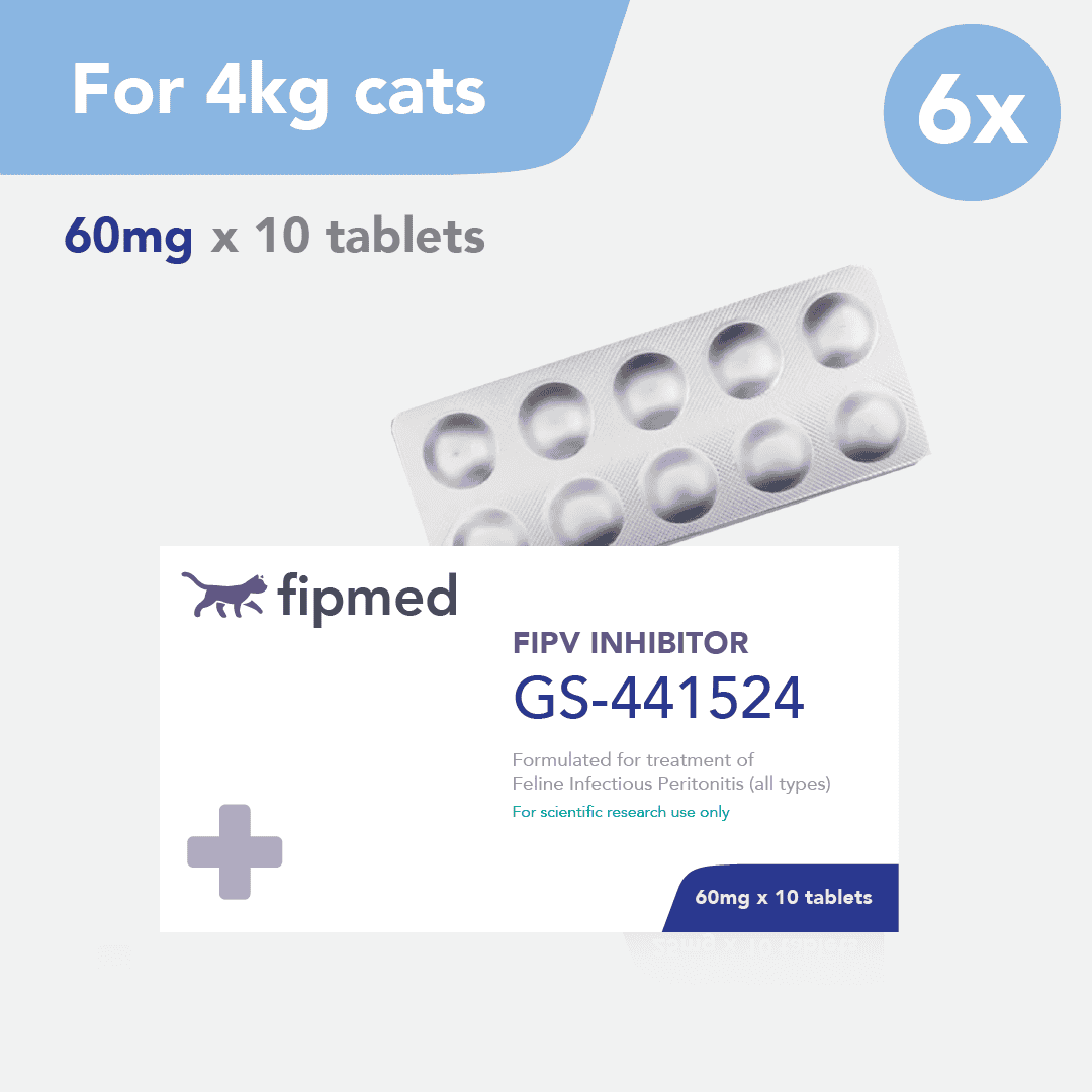 6x полосок FipMed Tablets x 10 дней (для кошек весом 4 кг) - FipMed